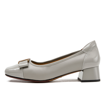 Load image into Gallery viewer, Audrey Mid-heeled Shoes, Etoupe