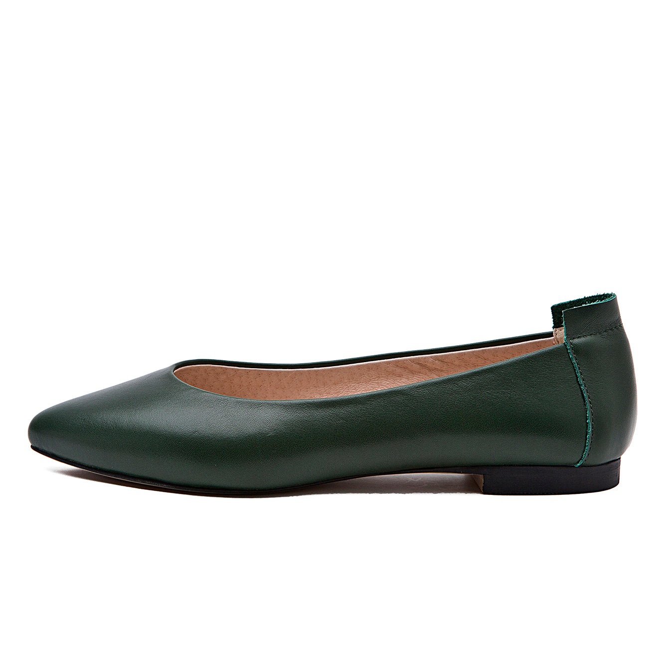 Dark green deals flats womens