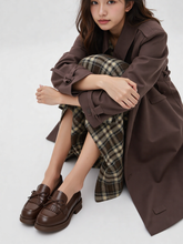 Load image into Gallery viewer, Lune Loafers, Deep Brown
