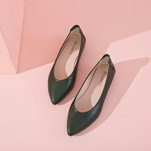 Load image into Gallery viewer, Extremely Soft Flats Shoes, Dark Green
