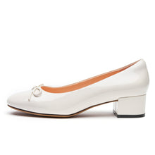 Load image into Gallery viewer, Bonbons Mid-heeled Shoes, White
