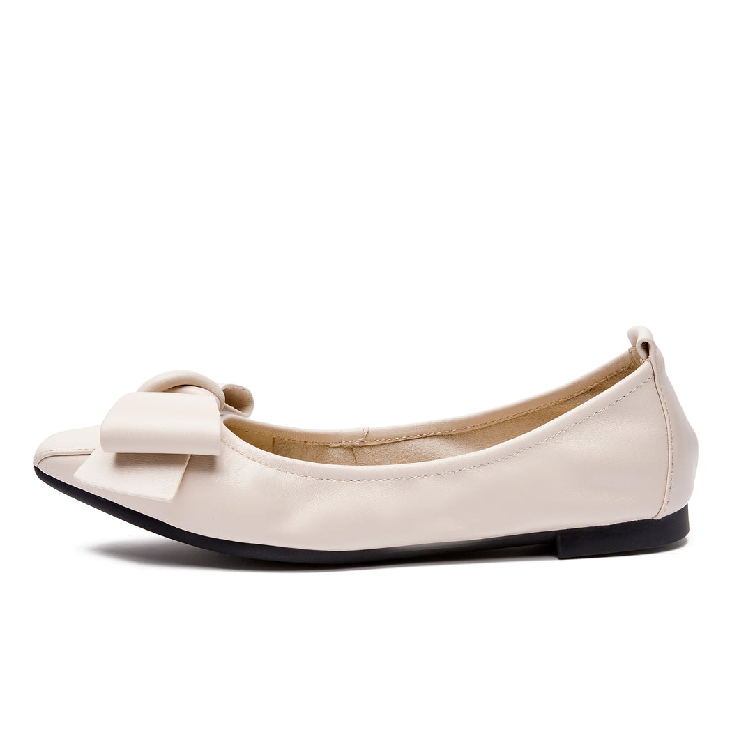 Bowie Flats Shoes, White